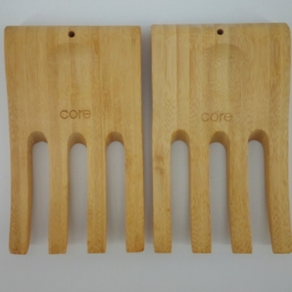 Core Bamboo Salad Tongs Set